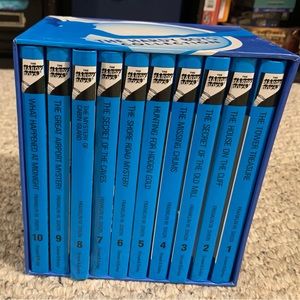 Brand new Hardy Boys Collection Books 1-10. Excellent condition.